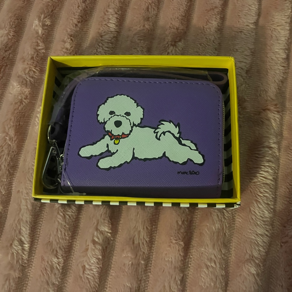 Marc Tetro dog zip around wallet